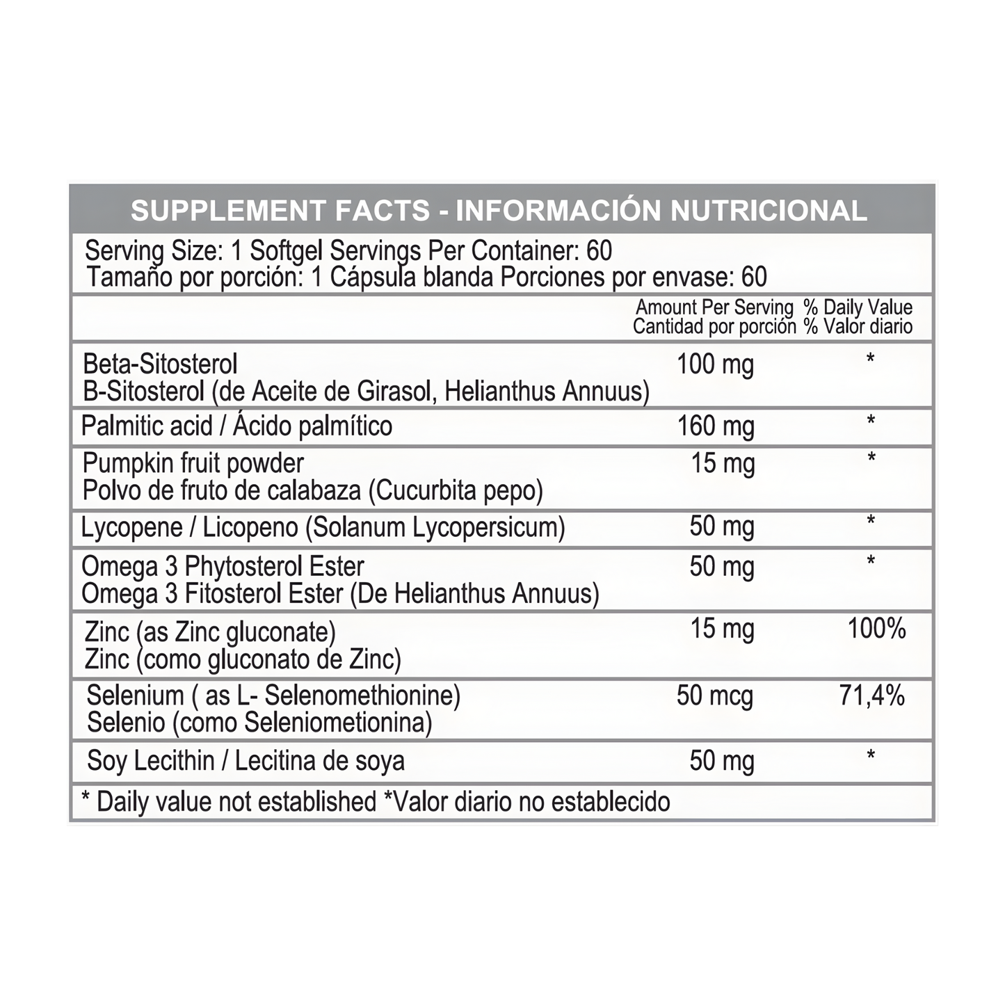 PSA Softgels – Suplemento para el bienestar prostático