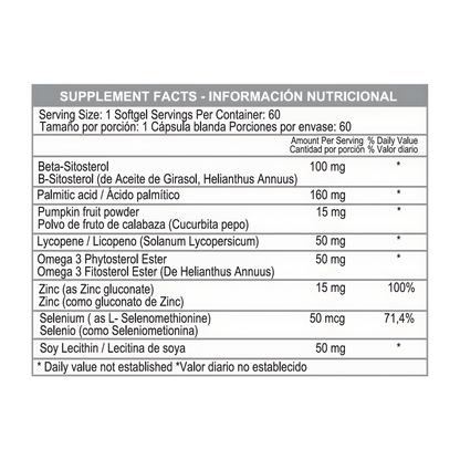 PSA Softgels – Suplemento para el bienestar prostático