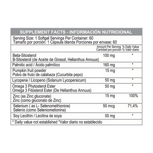PSA Softgels – Suplemento para el bienestar prostático
