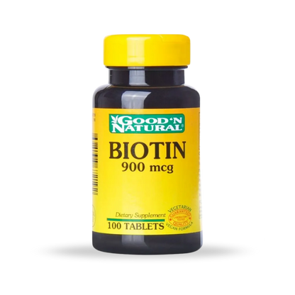 Biotin 900 mcg Good’N Natural - Envase x 100 tabletas
